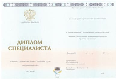 Диплом СПбГИК ООО Знак 2014-2020 годов